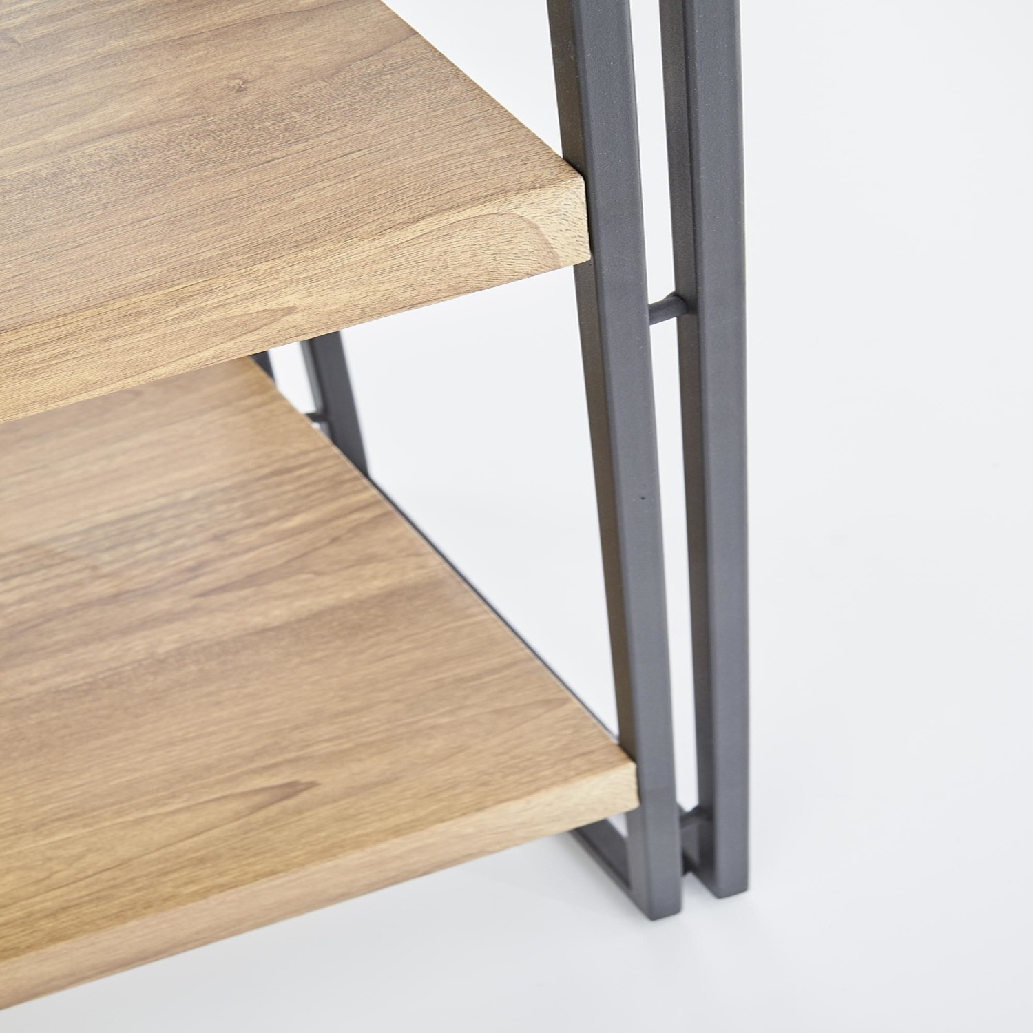 HALMAR REGAŁ DĄB ZŁOTY / CZARNY - obrazek 5