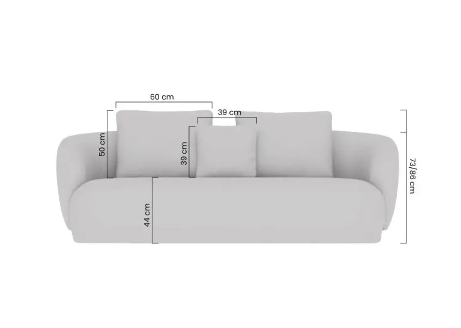 BOGART SOFA FINEZAL 3-OS - obrazek 3
