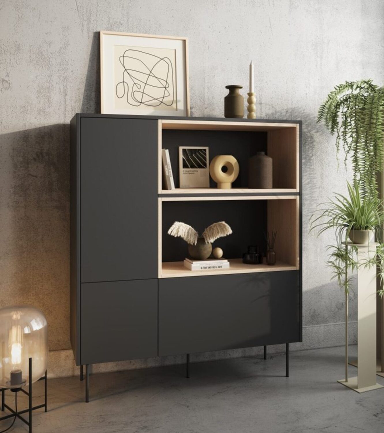 BOGART DESIN KOMODA WYSOKA 120 2D1SZ - obrazek 5