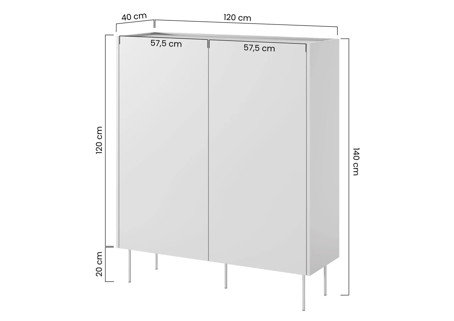 BOGART DESIN KREDENS 120 2D2SZ - obrazek 8