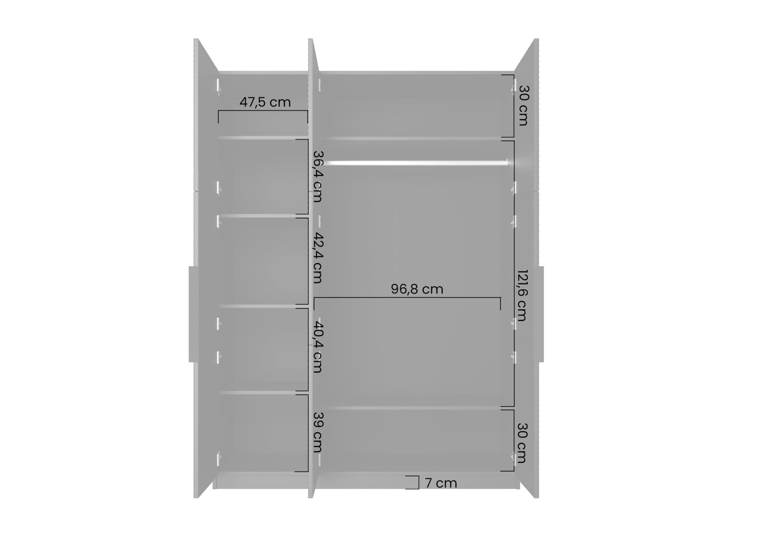 BOGART ASHA SZAFA 150 3D - obrazek 10